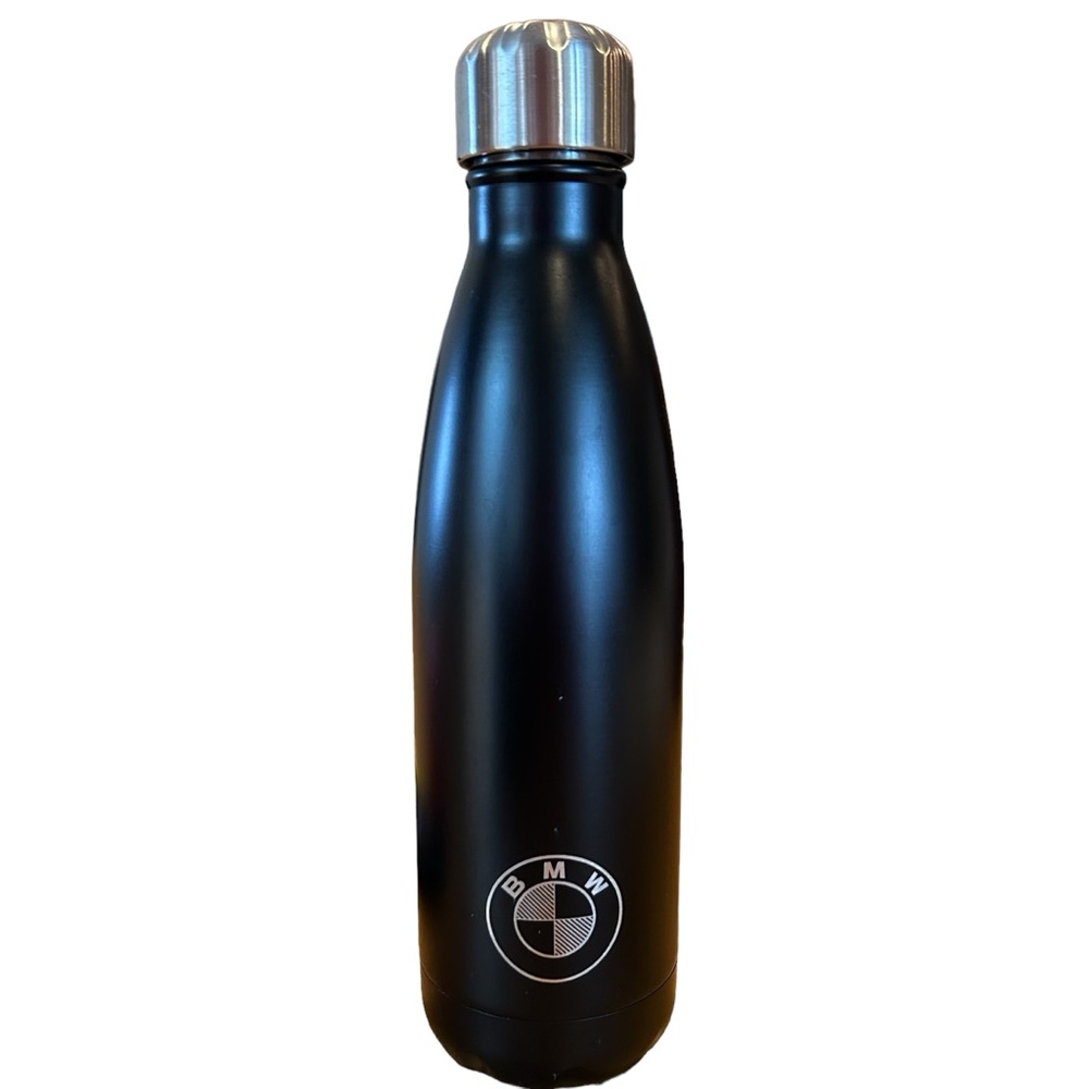 S'well BMW 2010 Advertising Vacuum Insulated S/S Water Bottle (Onyx) 17oz. 500ml